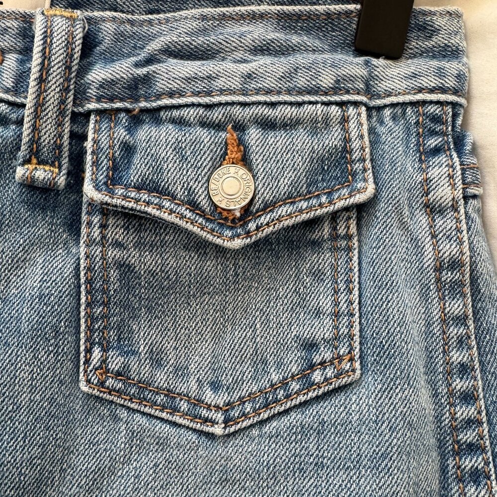 RE/DONE 70sβ Wide-Leg Jeans β Size 26 β Excellent Condition - Picture 12 of 14